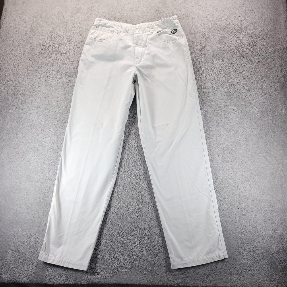 Nike Pants Mens 32x32 White Tiger Woods Slam Rare Vintage Straight Khaki Chinos